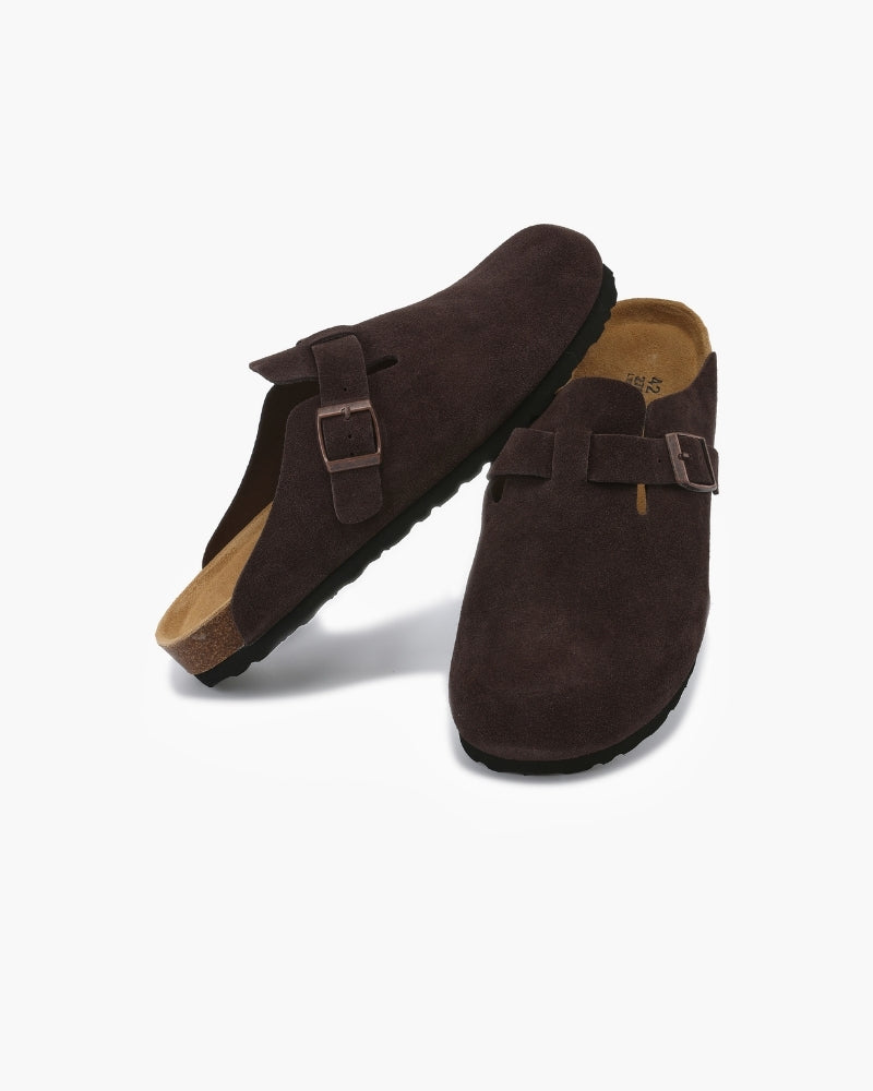 Wildleder-Clogs „Old Money“