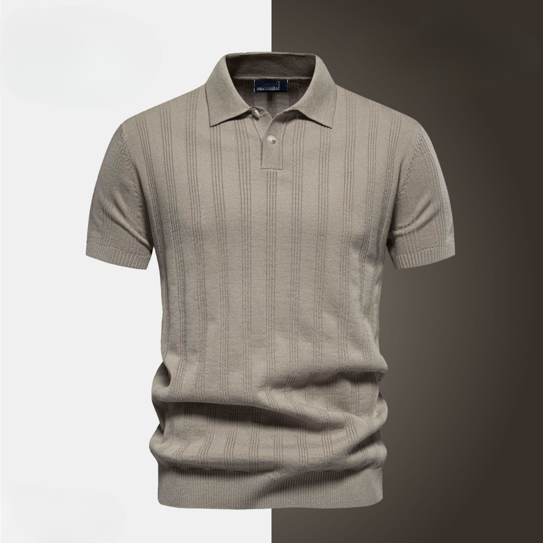 Polo texturé pour homme