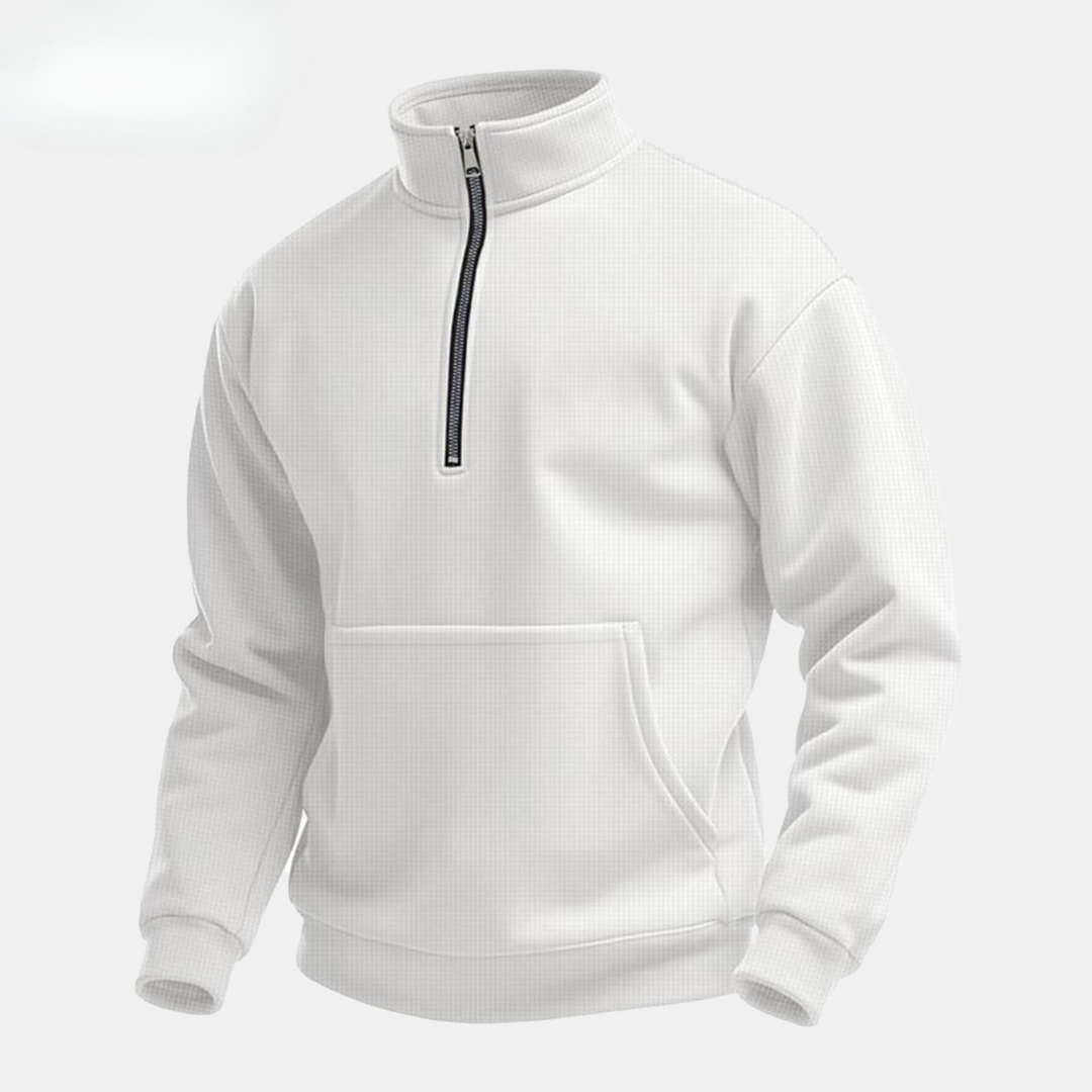 Sweatshirt mit halbem Reißverschluss für Herren (Ausverkauf)