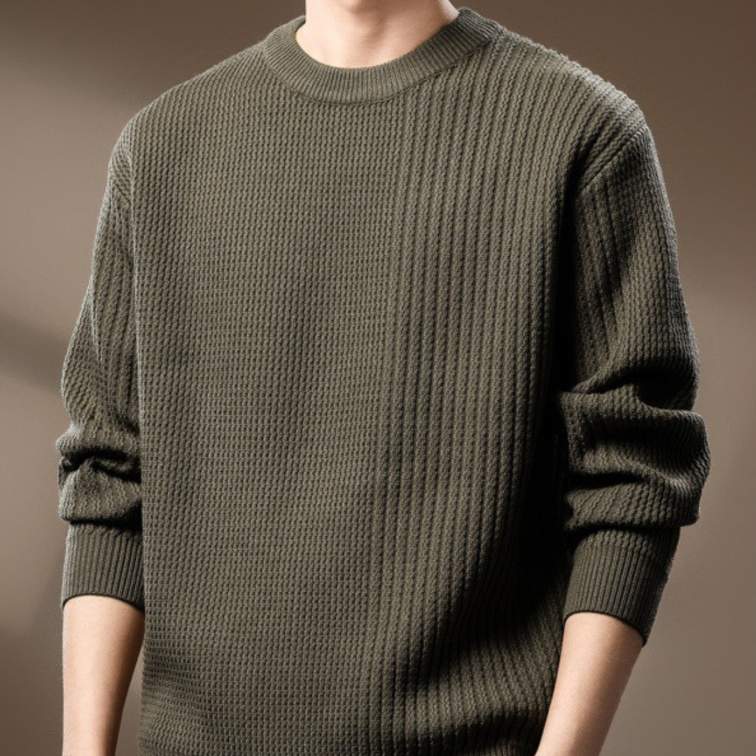 Pullover vert pour homme