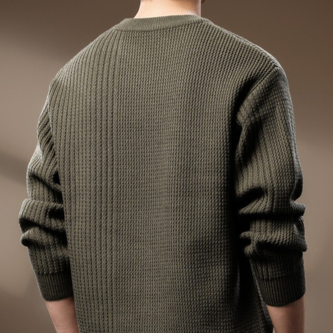 Pullover vert pour homme
