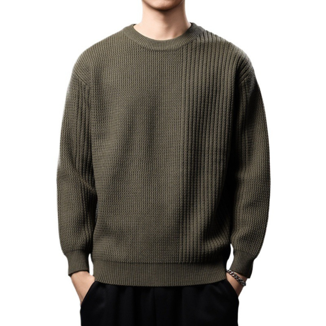 Pullover vert pour homme