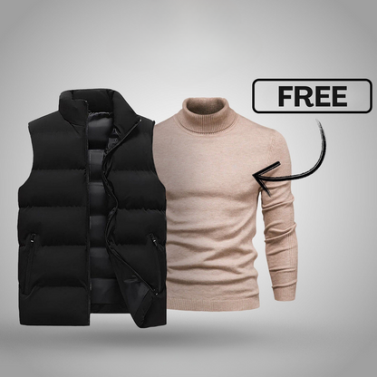 Gilet homme + pull gratuit (liquidation)