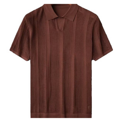 T-shirt en tricot marron