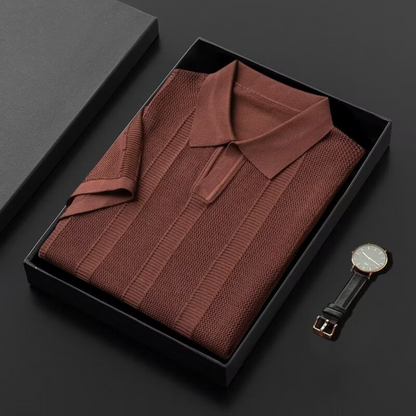 T-shirt en tricot marron